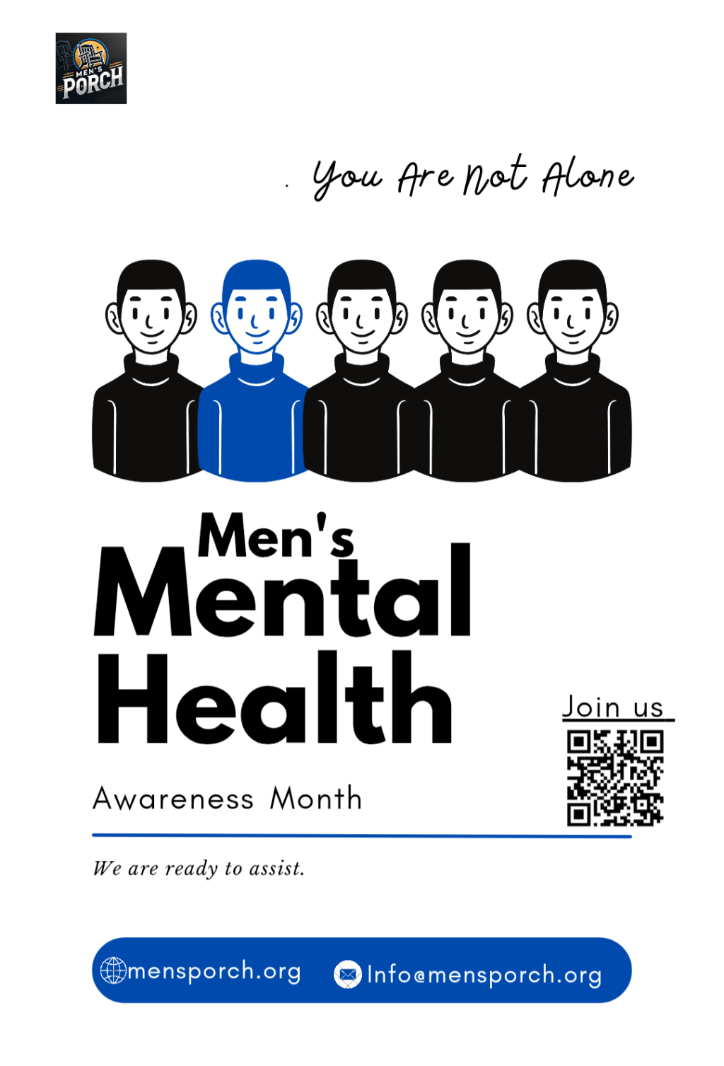 You Are Not Alone — Standing Together for Men’s Mental Health
